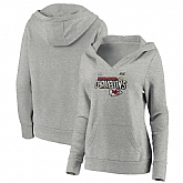 Women's Kansas City Chiefs NFL Pro Line by Fanatics Branded Super Bowl LIV Champions Trophy Collection Locker Room Pullover Hoodie Heather Gray,baseball caps,new era cap wholesale,wholesale hats